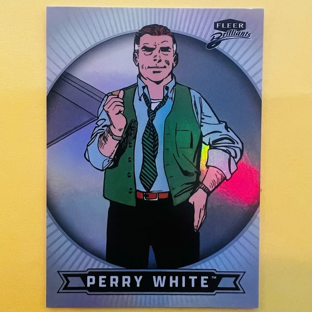 2025‎ Upper Deck Fleer Brilliants Superman Perry White #4 Base DC